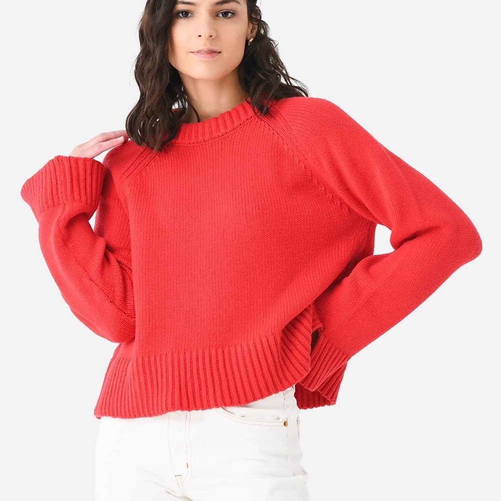 Ciao Lucia Cherry Red Sweater
